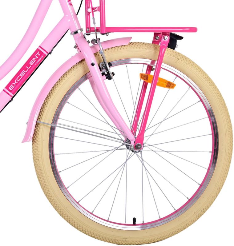 Volare Excellent - Kinderfiets - Roze - 24 Inch - 3 Versnellingen