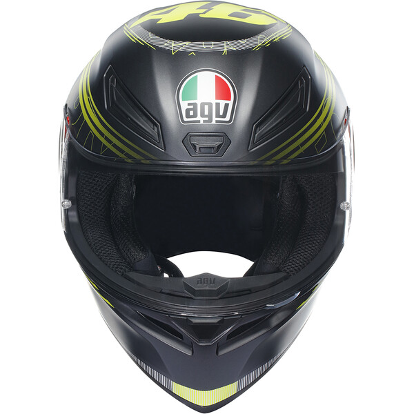 AGV - Casque K1 S Track 46 Noir / Jaune