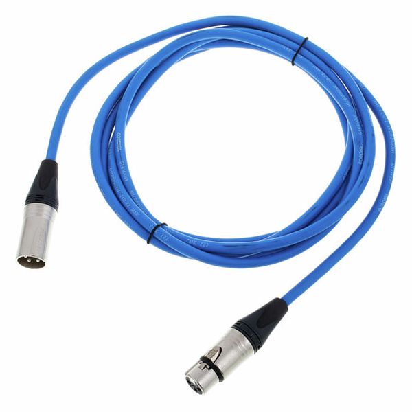 Cordial CTM 3 FM Mikrofonkabel blau