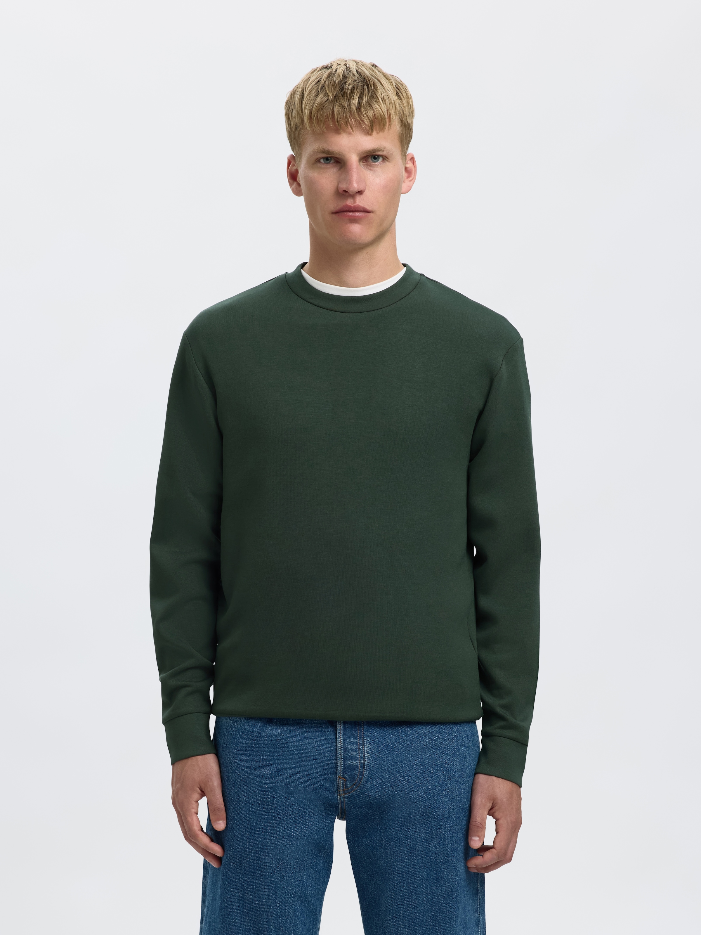 SELECTED HOMME Sweatshirt »SLHEMANUEL SOFT CREW NECK SWEAT NOOS«