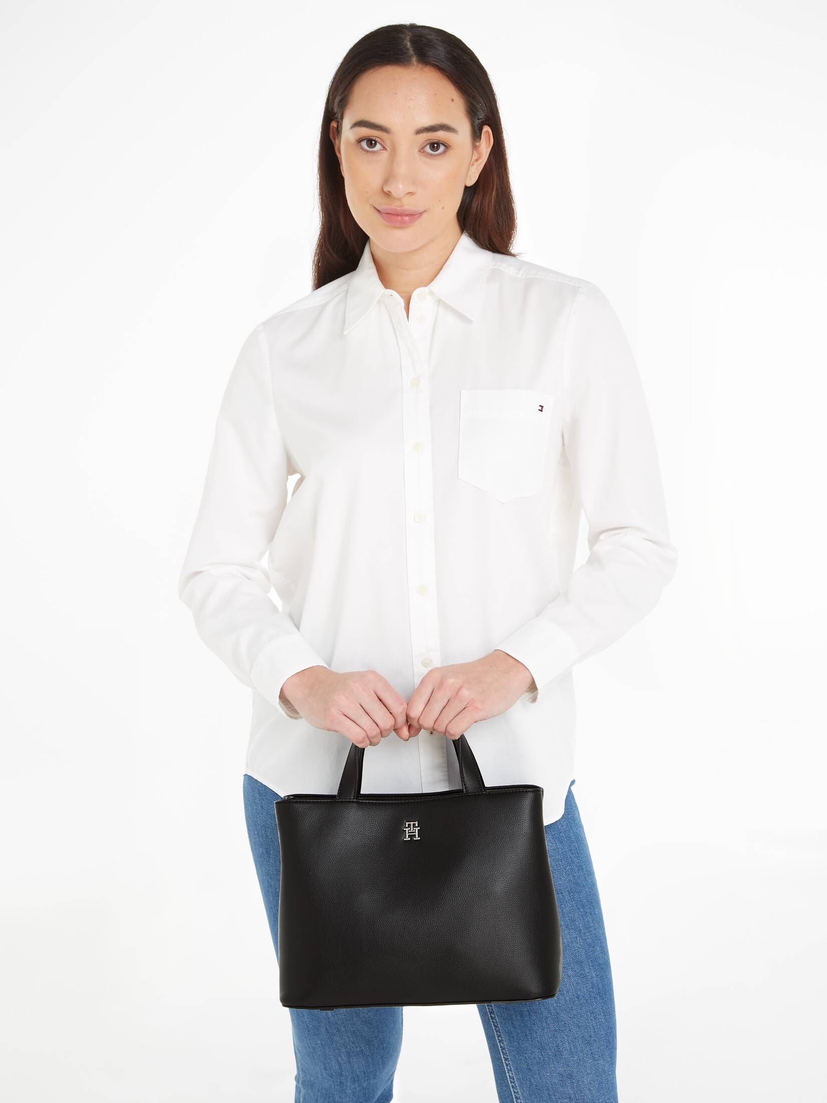 Tommy Hilfiger| Damen Henkeltasche TH ESSENTIAL SC SATCHEL