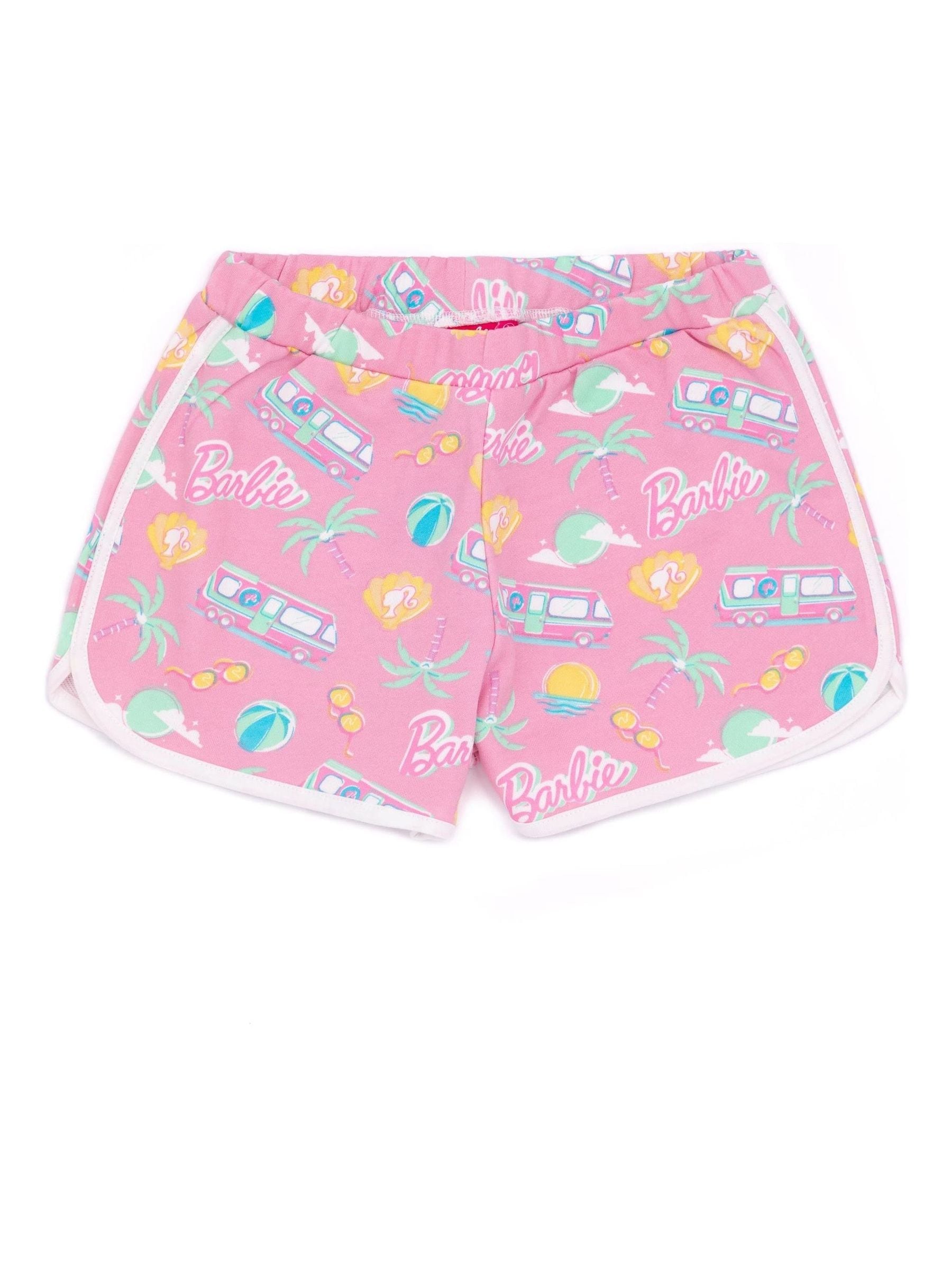 Roze - Vanilla Underground Barbie 2-delige meisjesset van top en short