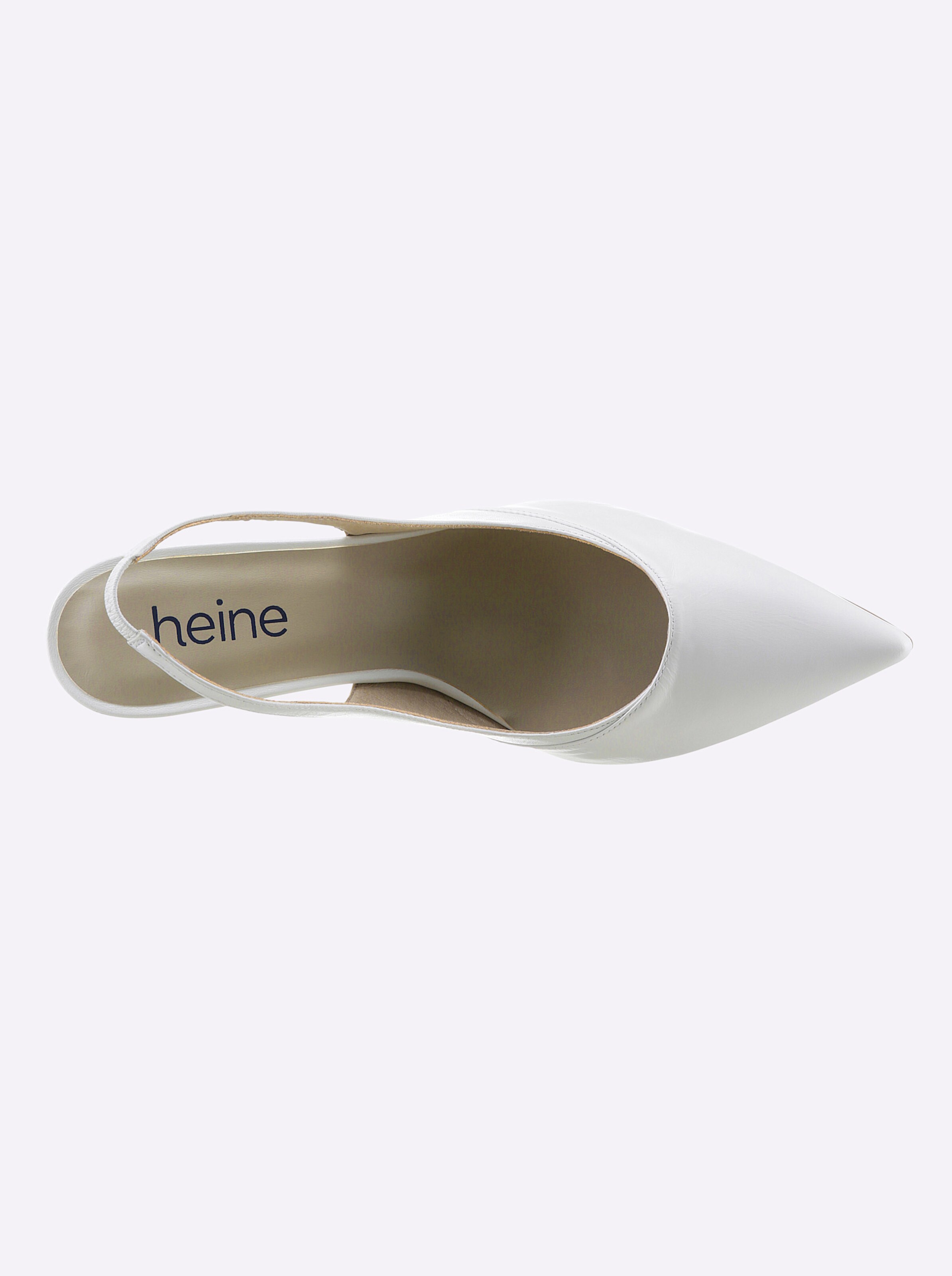 heine Slingpumps in weiß