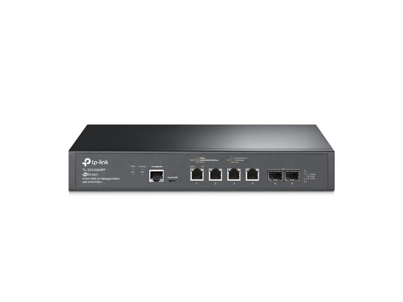 TP-Link PoE   Switch L2  Switch 6 x 10G Ports SX3206HPP 6 P Omada 6-Port 10GE L2  Managed Switch mit 4-Port PoE
