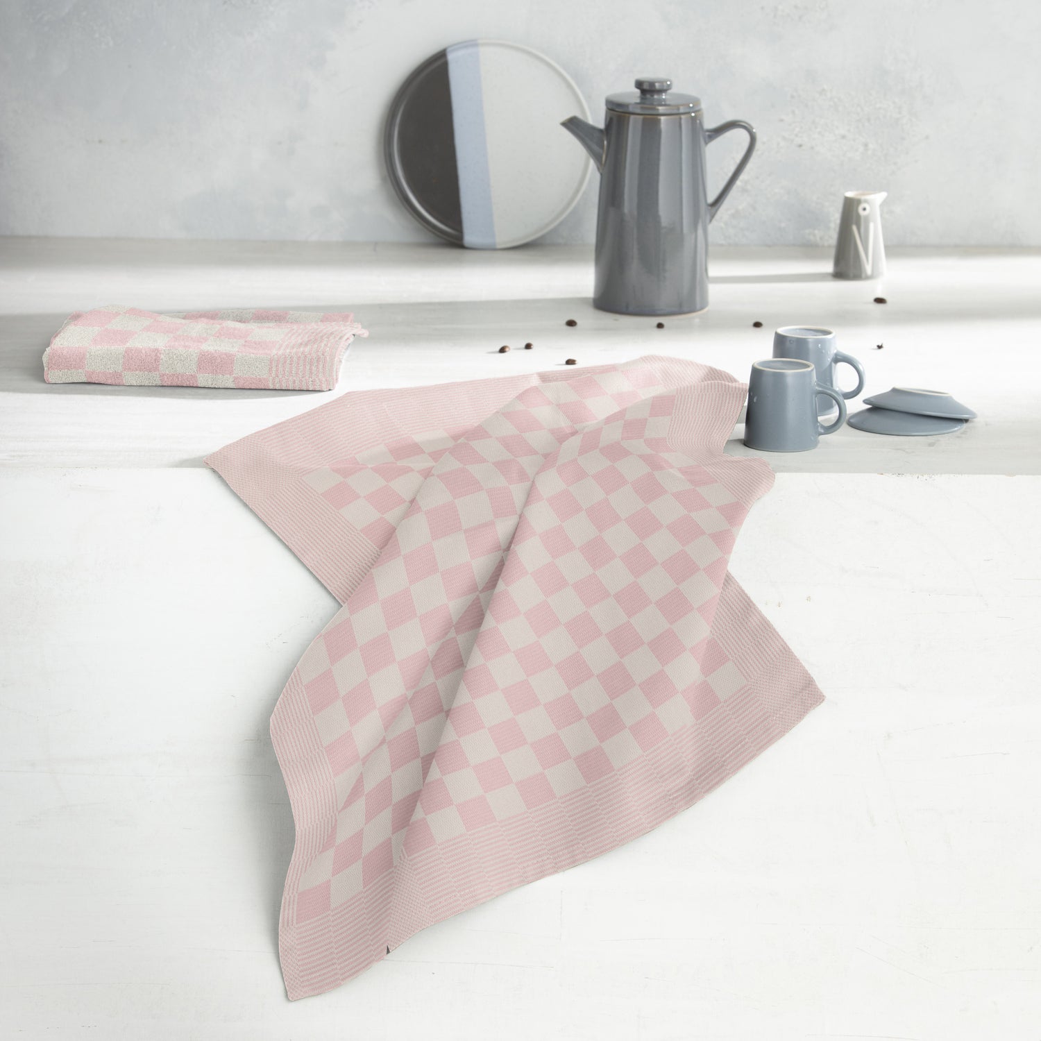 DDDDD keukendoek Barbecue roze 50 x 55 cm