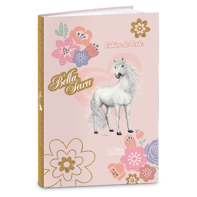 Cahier de Texte Bella Sara - 15 x 21 cm - différents modèles disponibles - Kid'Abord