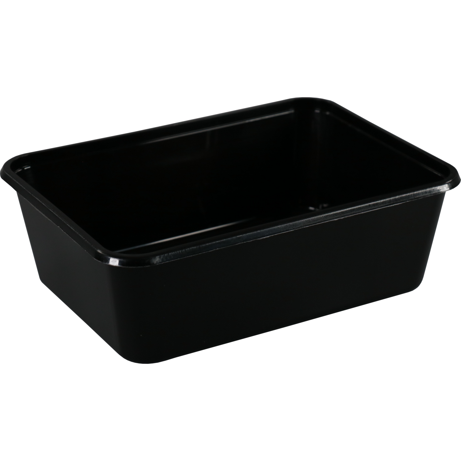 Bak, PP, 1000ml, kilobak, zwart