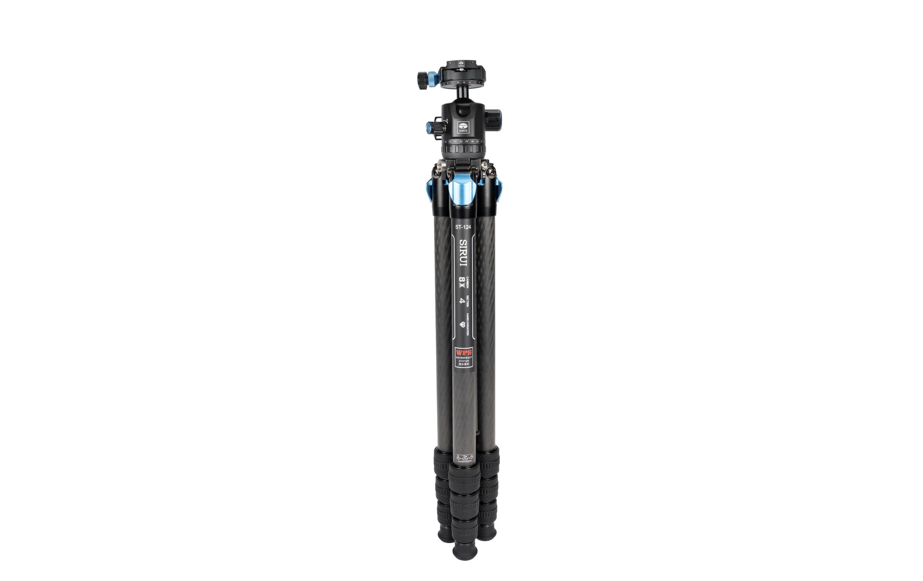 Stativ ST-124 Superb Travel mit ST-10X Kugelkopf<br>Leichtes und kompaktes Dreibeinstativ mit Profi-Kugelkopf