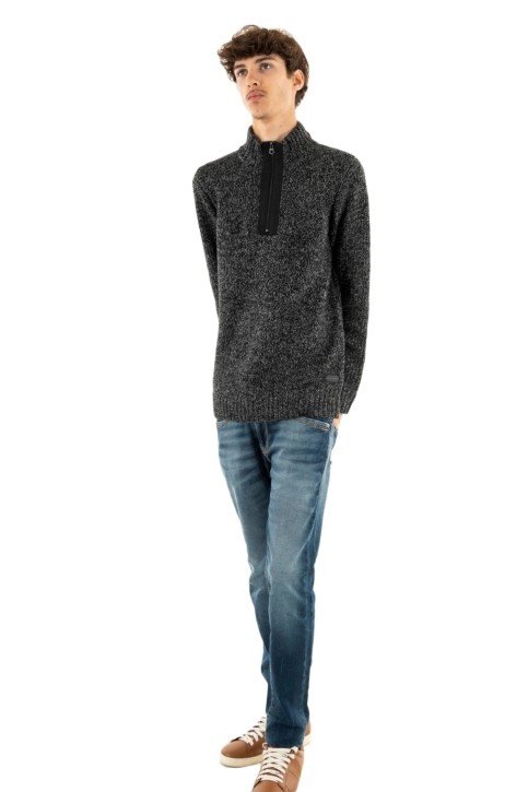 Pull hiver Le Temps Des Cerises trios 0387 dark grey