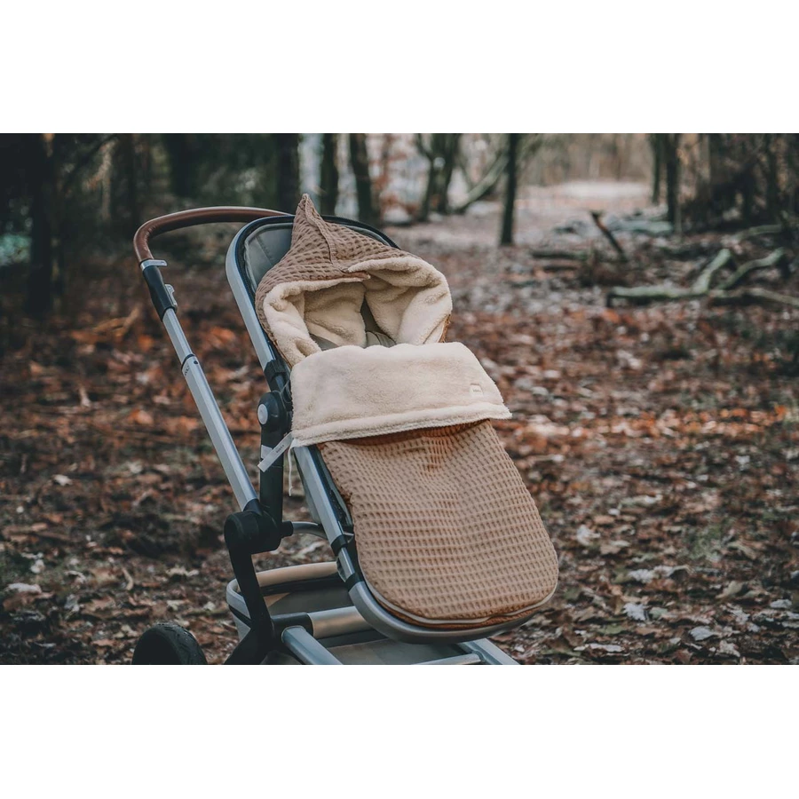koeka Buggy Fußsack Plüsch Oslo braun