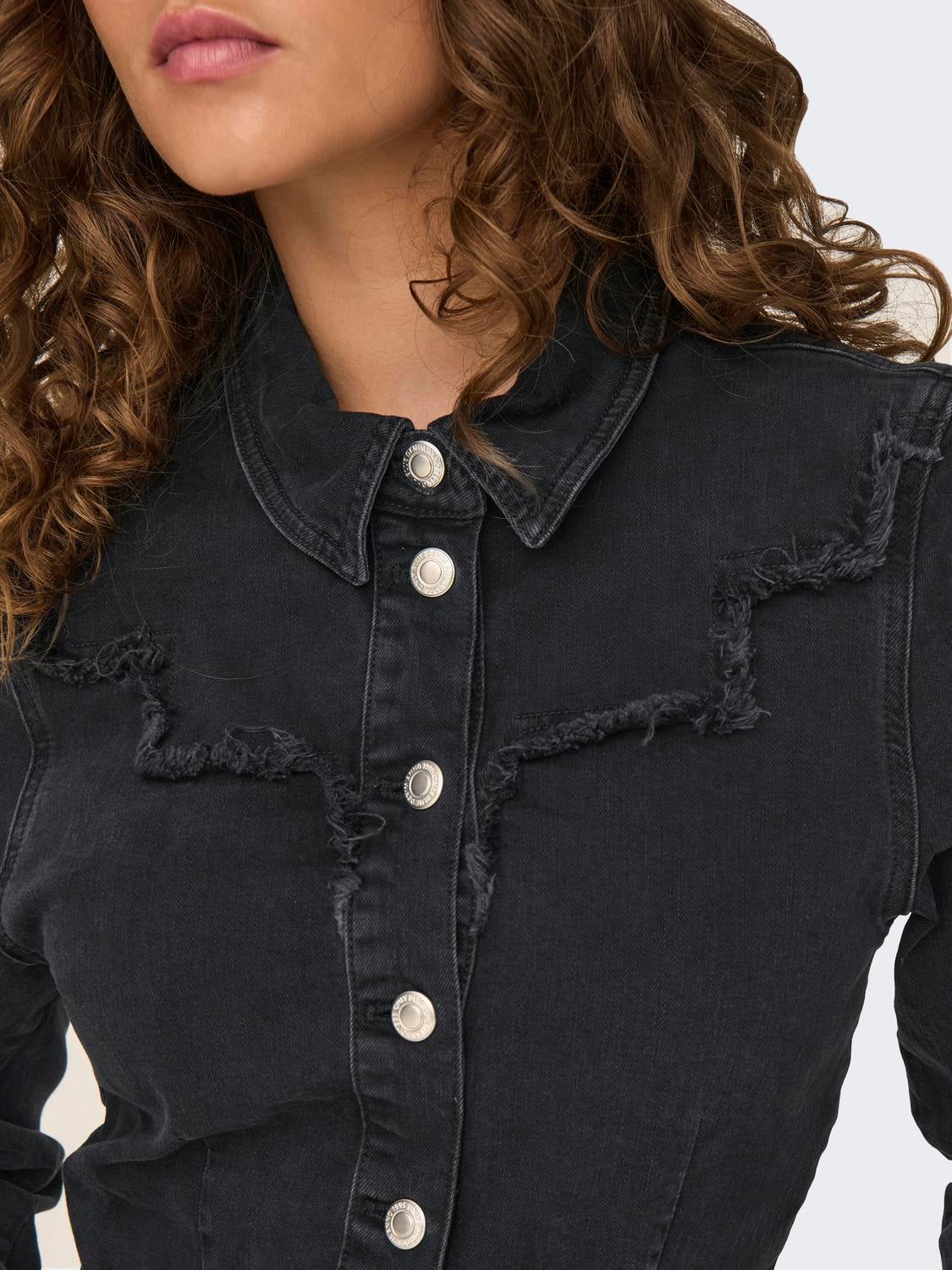 ONLDOLLY Midikleid Black Denim