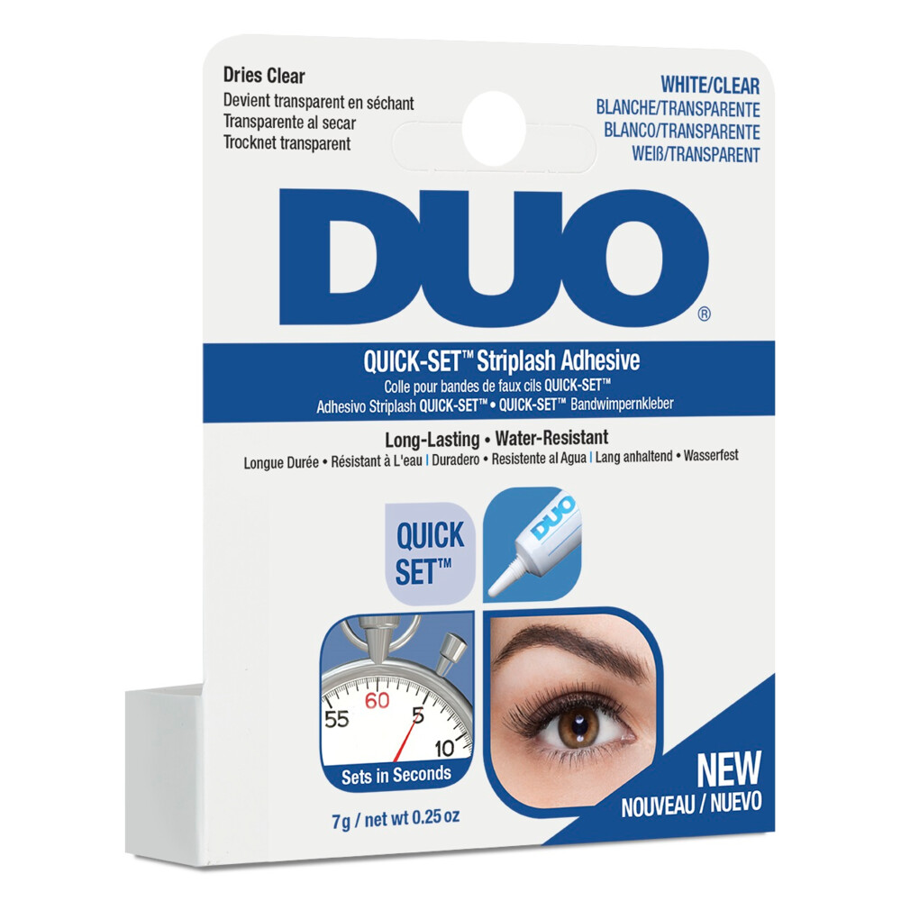 Duo® Quick-Set Striplash Adhesive White/clear7 gr