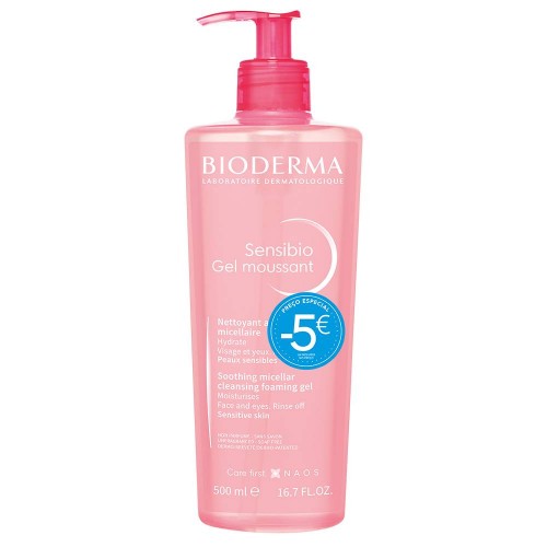 Bioderma Sensibio Gel Moussant 500ml Preço Especial