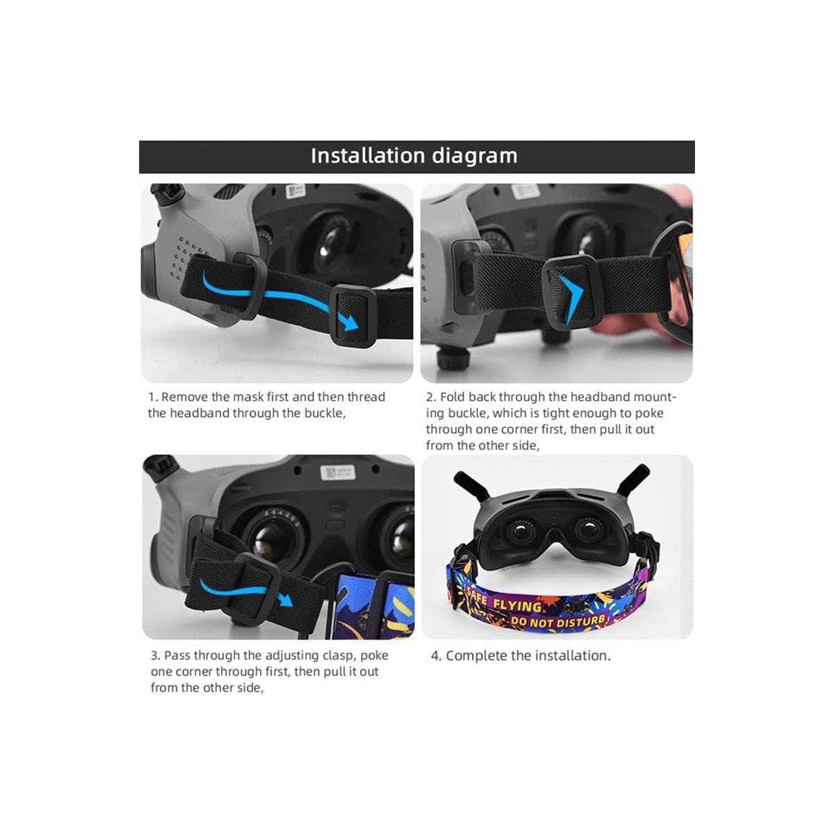 Pannebånd Do Not Disturb til DJI Goggles 2