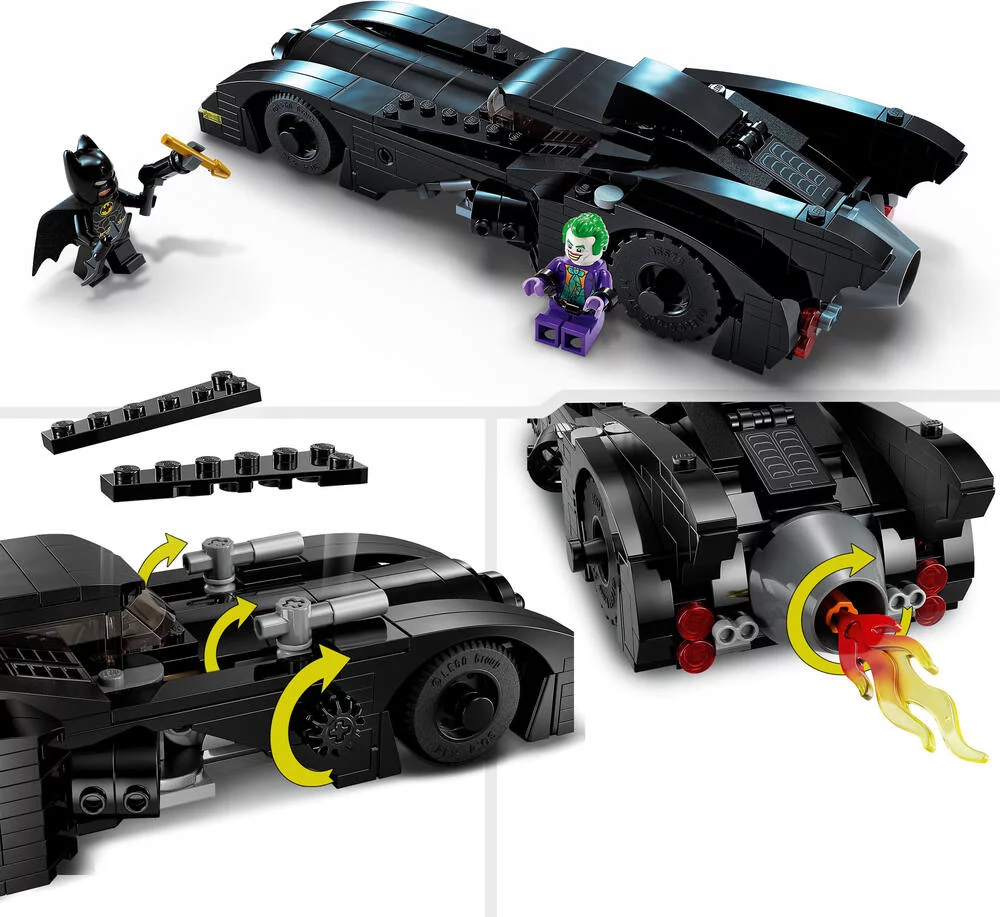 LEGO®DC COMICS SUPER HEROES™ 76224 - LA BATMOBILE™ POURSUITE ENTRE BATMAN™ ET LE JOKER™