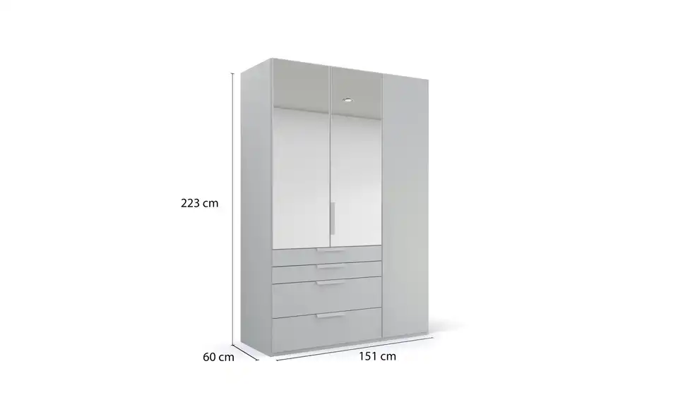 Drehtürenschrank 151 cm