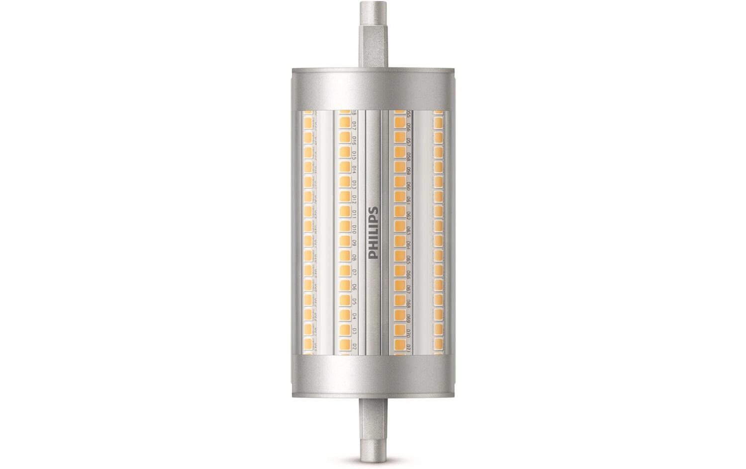 Lampe LED 150W R7S 118 mm WH D WarmweissLeuchtmittel mit klarem Glas