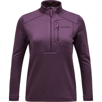 Peak Performance Trail Polartec Half Zip Langarmshirt Mystic Purple Damen