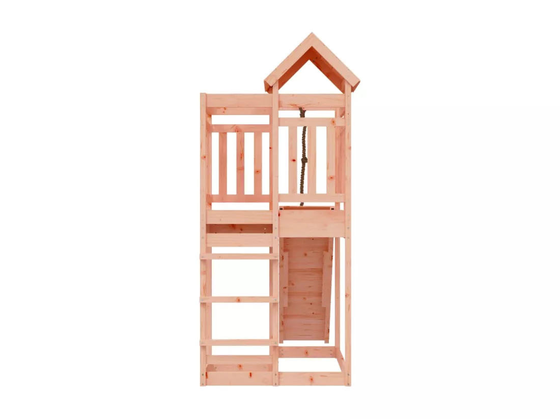 Maisonnette de jeu avec mur d'escalade bois massif Douglas