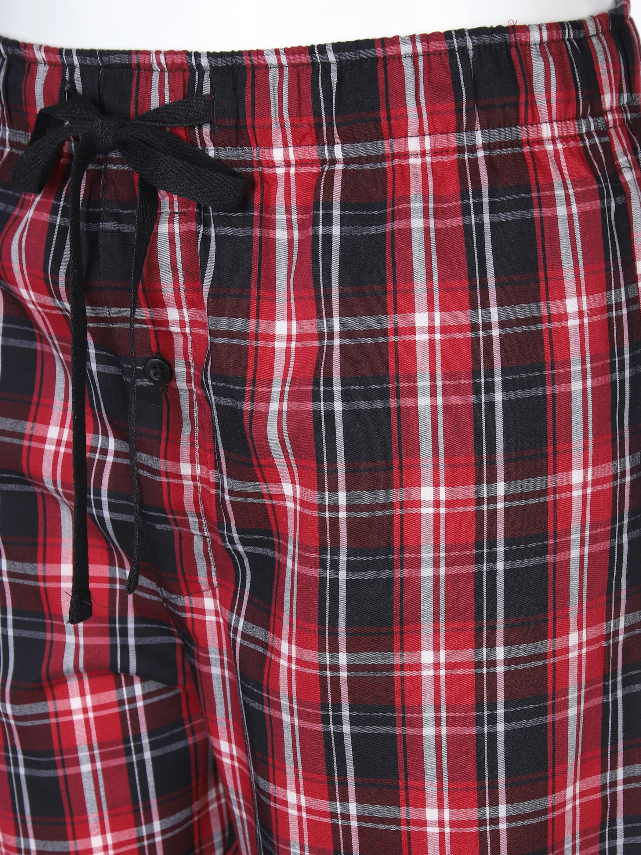 Herren Schlafanzughose im Karo-Look