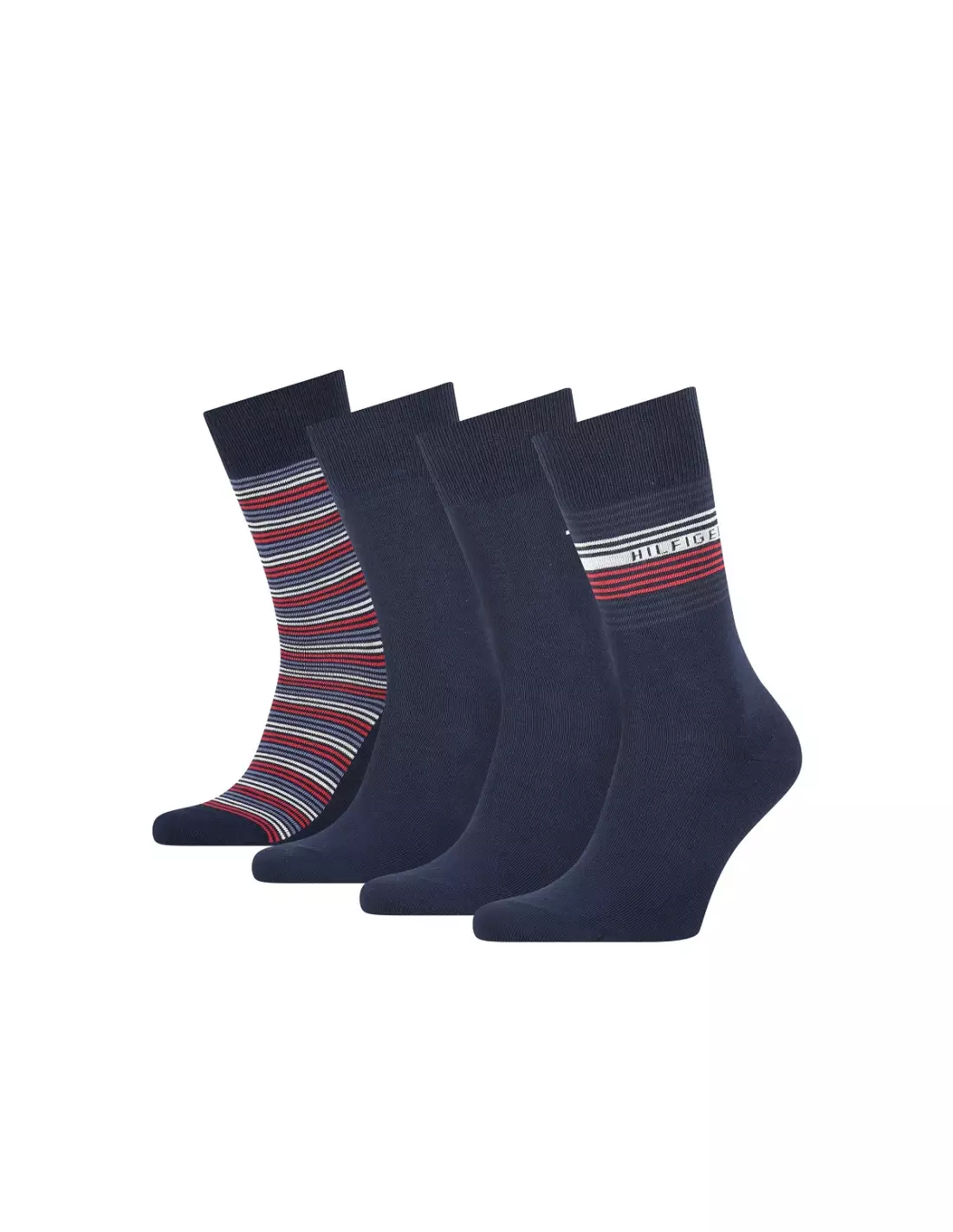 TOMMY HILFIGER Coffret cadeau 4 paires - Chaussettes Navy