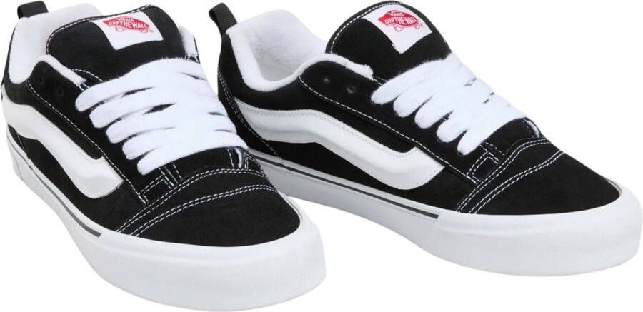 Vans Knu Skool | Black True White Zwart Suede Lage sneakers Unisex