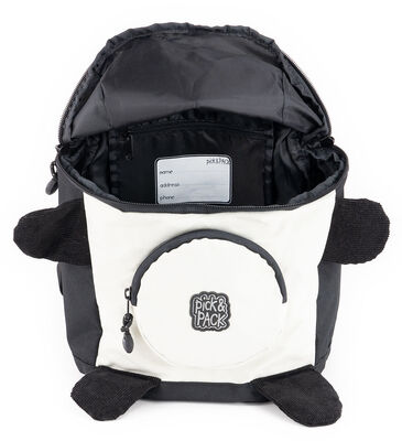 Pick & Pack Ryggsekk Panda, Black