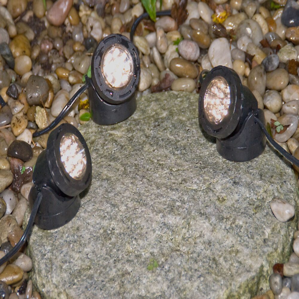 DAMBELYSNING PONDTEAM AQUALIGHT LED 12 SPOT X 3