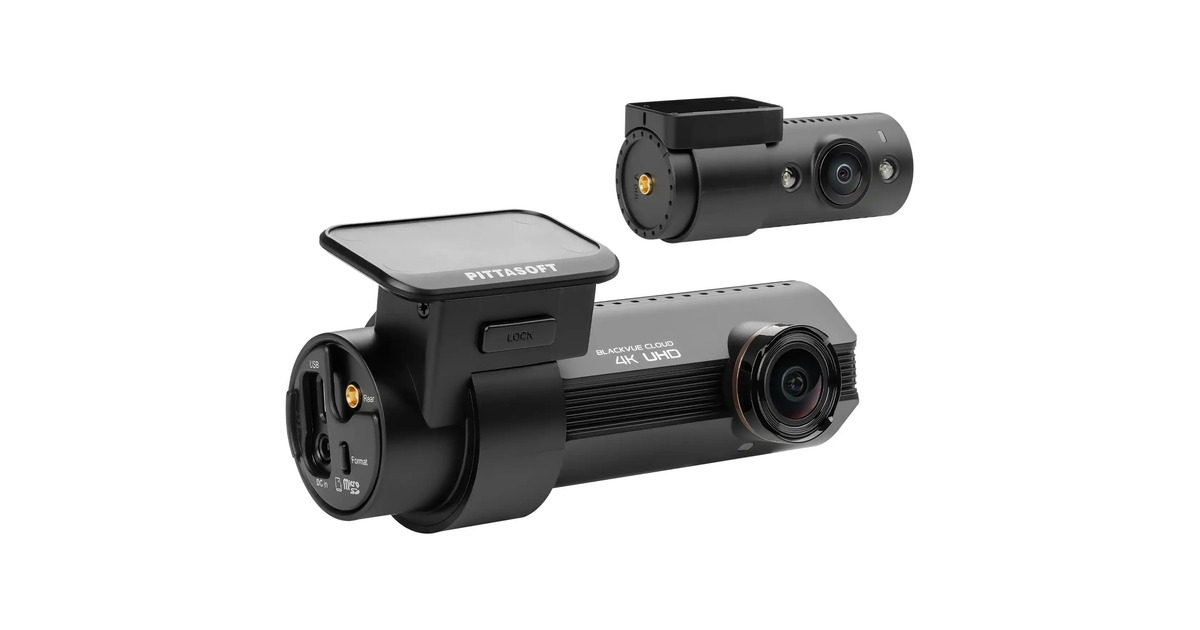 BlackVueDR970X-2CH IR plus 4K UHD 2-kanaals dashcam, 128 GB  (Zwart, 4K UHD voor + Full HD intern | Wi-Fi | Cloud | GPS | Dual Sony sensoren)