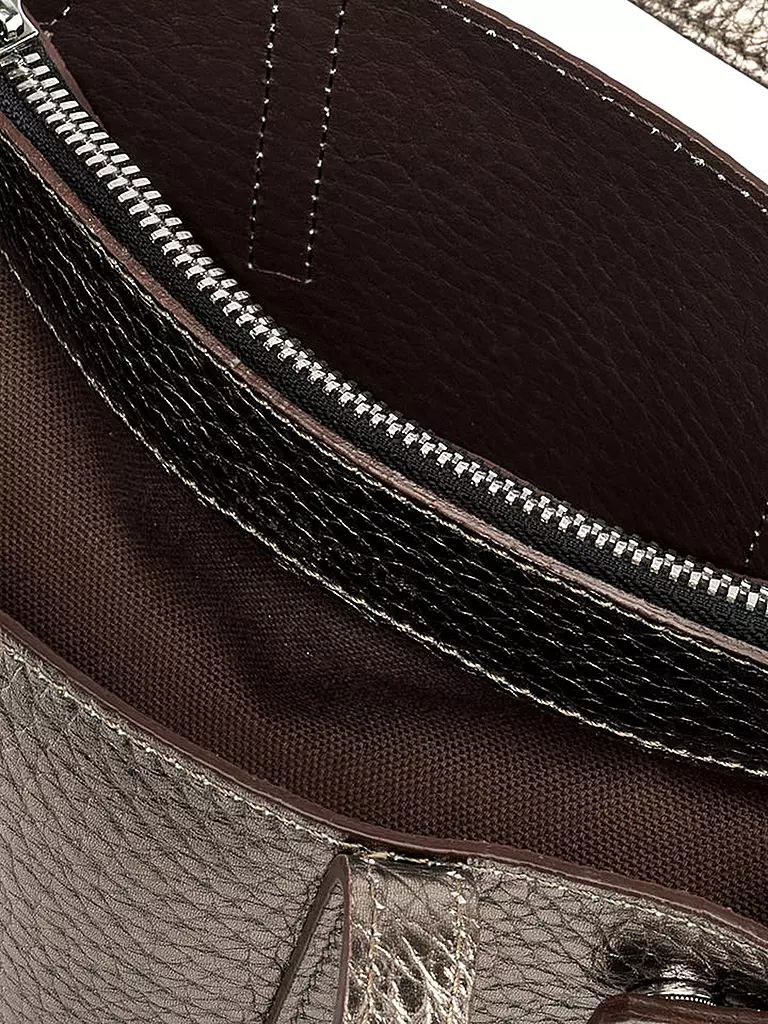 GIANNI CHIARINI Ledertasche - Shopper ALTEA silber