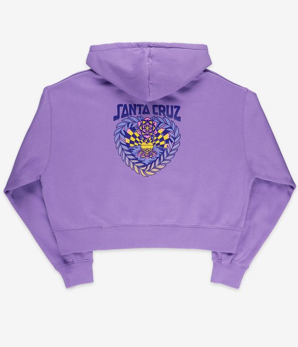 Santa Cruz Heart Set Hoodie women (meta mauve)