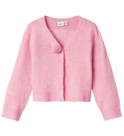 Name It Cardigan - Strick - NmfDarine Short - Pink Zuckerguss