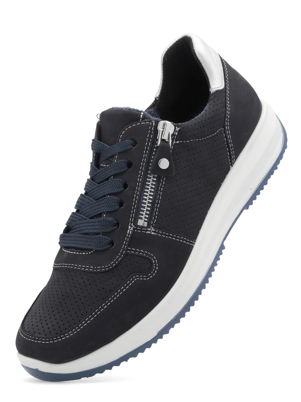 Sneaker Osaka blau silber