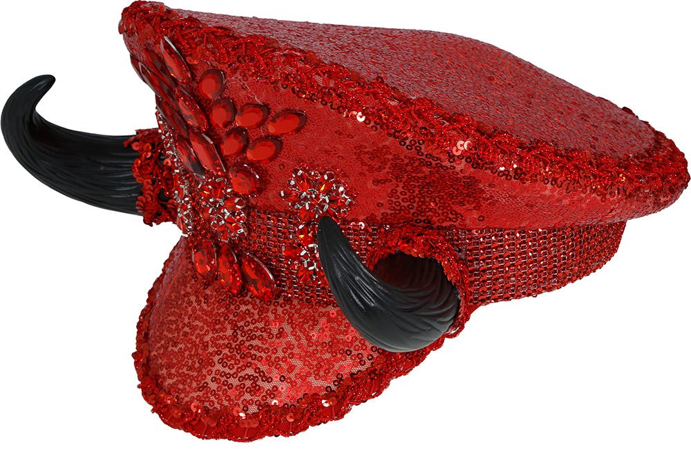 Duivel Pet Rood Glitters