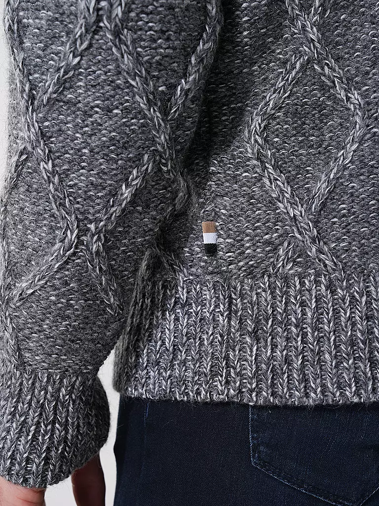 BOSS Rollkragenpullover ESTUPENDO grau