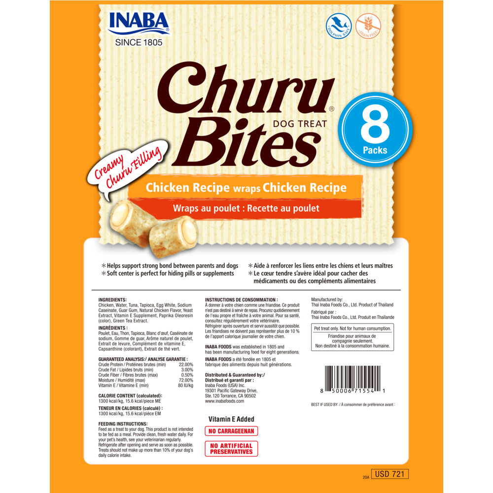 Ciao Hondensnack Churu Rolls Kip76 gr