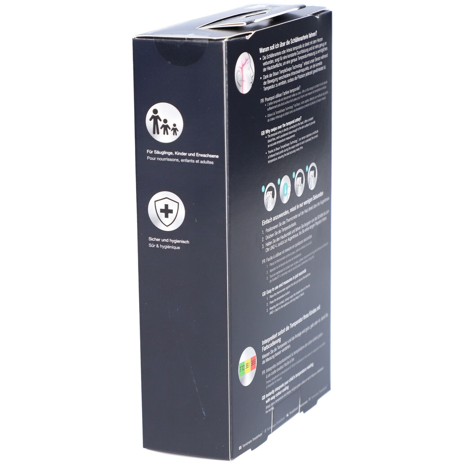 BRAUN Templeswipe Digitales Thermometer BST200