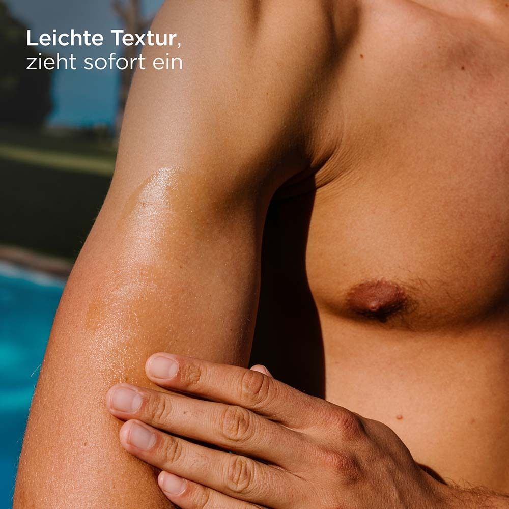 ISDIN Transparent Sonnenspray WET SKIN LSF50 wasserfester Sonnenschutz mit leichter Textur