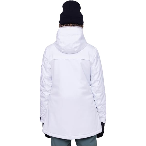 Veste snowboard 686 WMNS SPIRIT INSULATED JACKET WHITE GEO JACQUARD