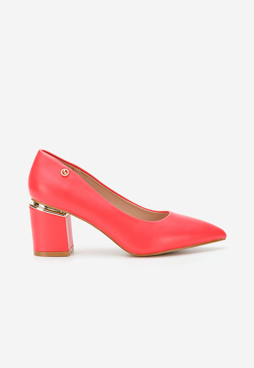 Chaussures élégantes à talon épais fuchsia Nelia V4