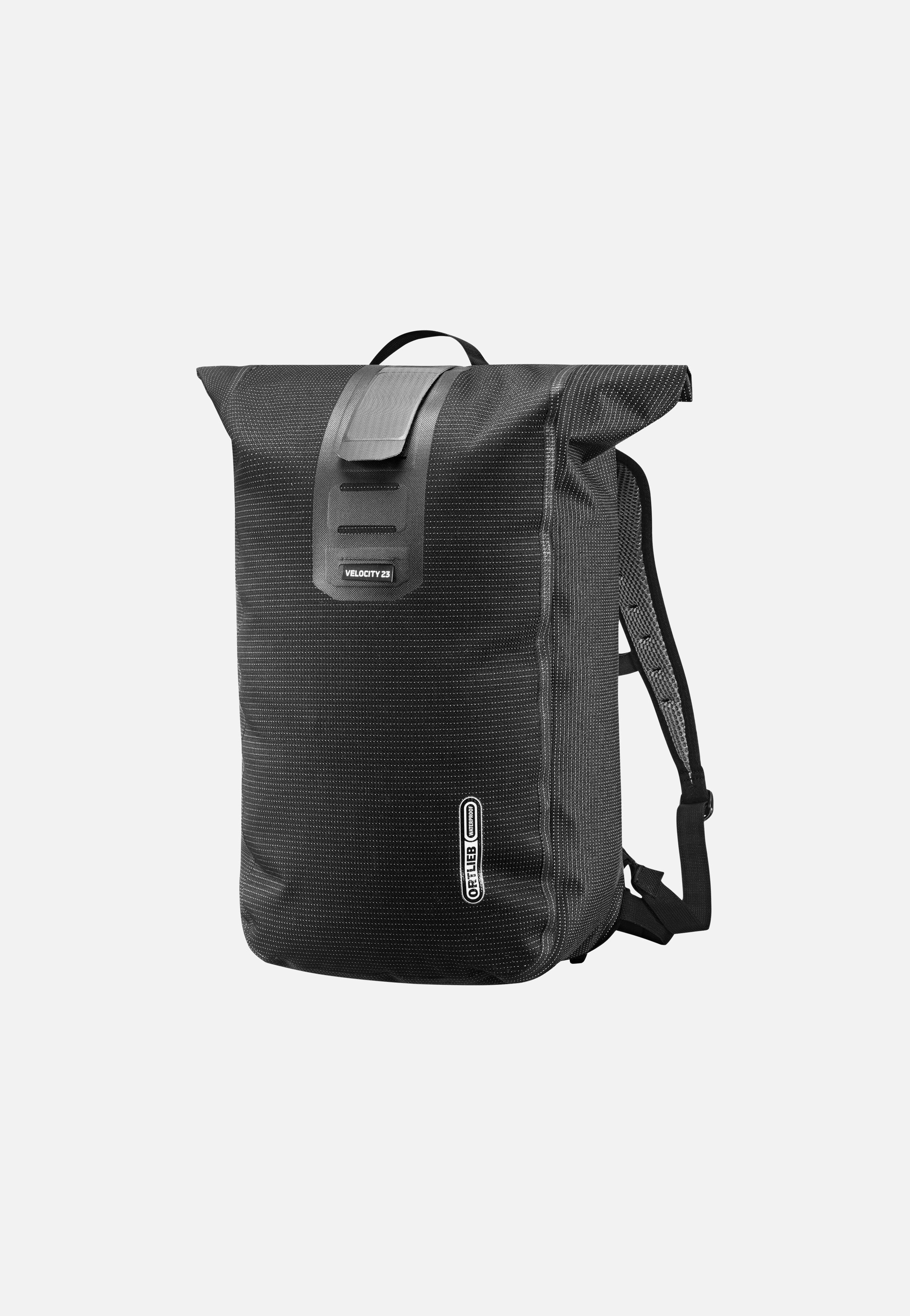 Velocity High Visibility Schwarz Reflex - Rolltop Rucksack