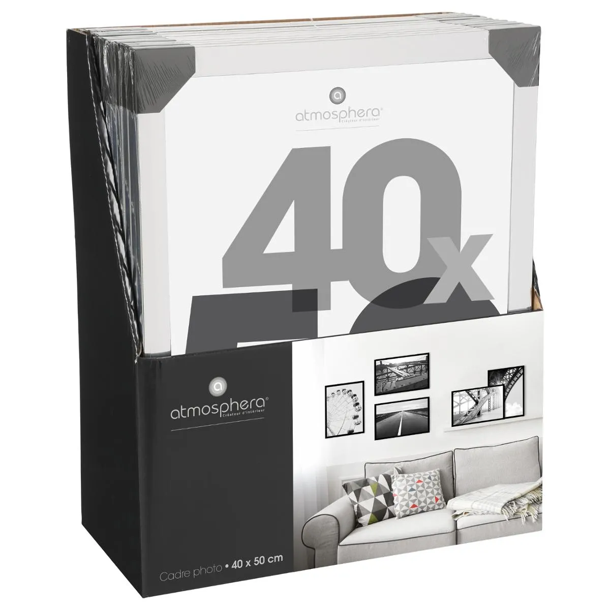 Atmosphera, Createur D'Interieur Atmosphera Cadre photo silver