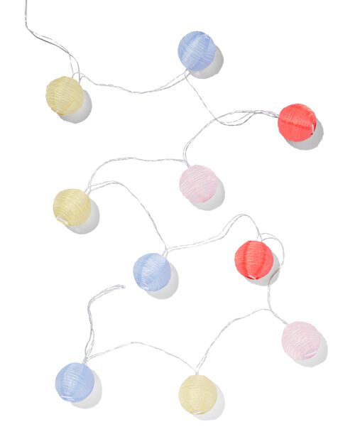 guirlande lumineuse solaire 2,50m avec 10 ampoules LED colorées