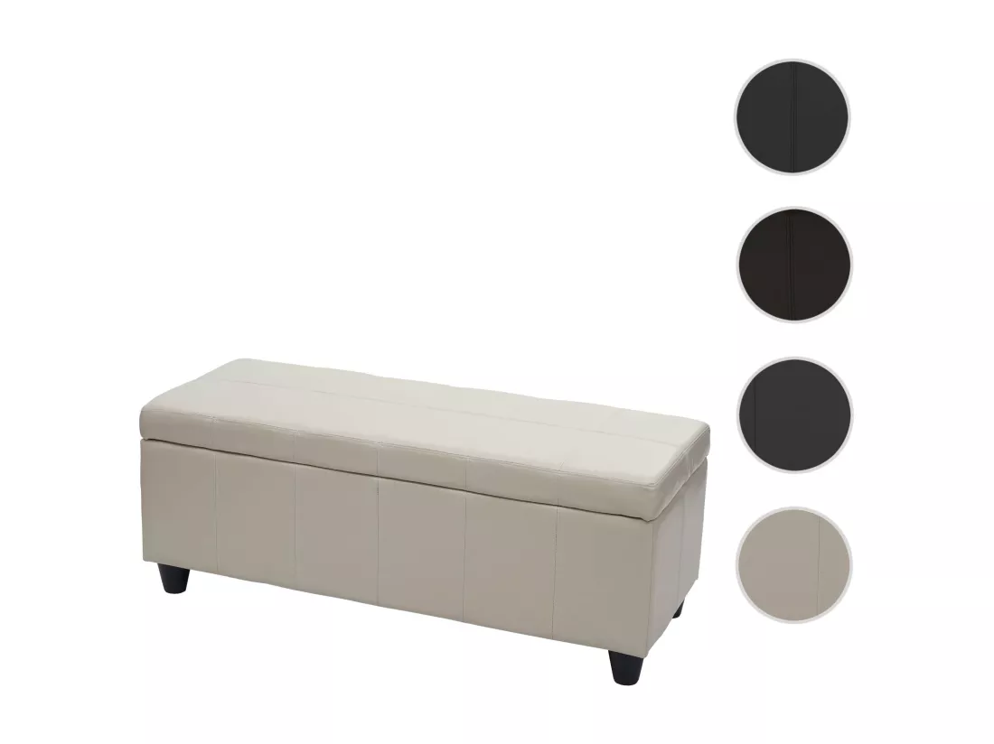 Coffre de rangement Kriens, crème
