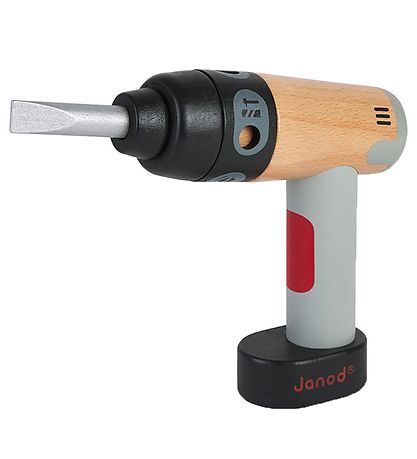 Janod Bohrmaschine - 18, 5 cm - Holz