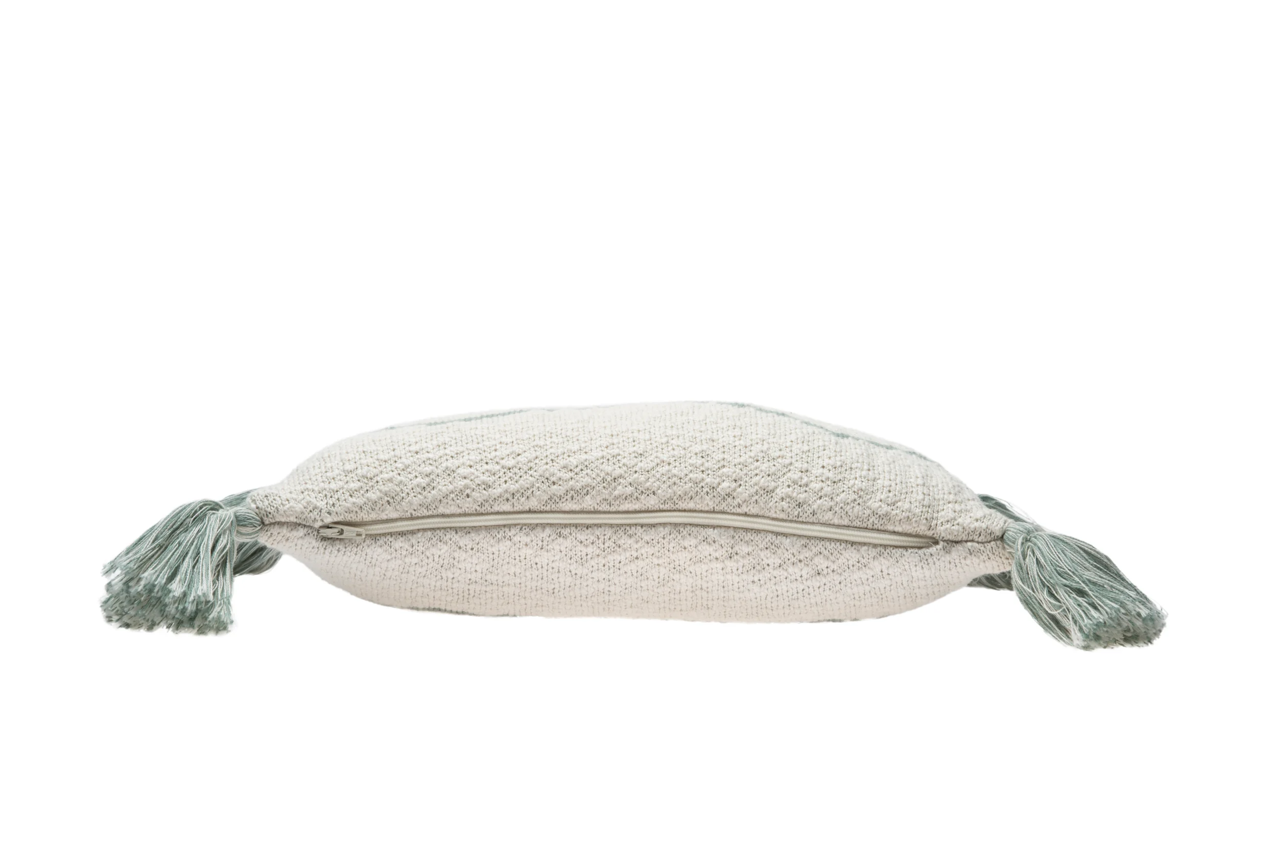 PETIT OASIS - Coussin en tricot en coton | Argent