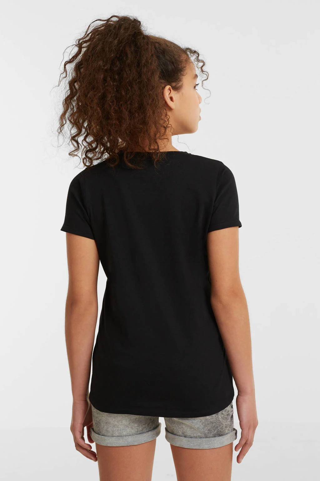 anytime basic T-shirt zwart
