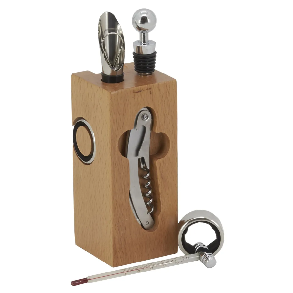 AUBRY GASPARD Coffret accessoire vin - 6 pièces
