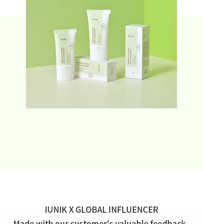 iUNIK - Centella Kalmerende Dagelijkse Zonnebrandcrème