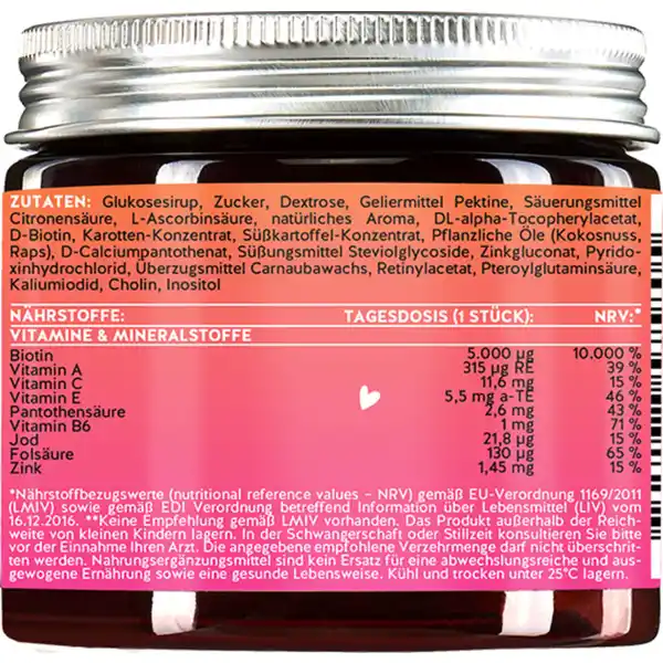 AH-Mazing Hair Vitamins Biotin Gummibärchen